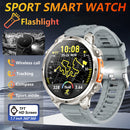 The 2025 new smart watch is equipped with a strong flashlight, supports Bluetooth calls, 1.7-inch HD screen, health monitoring