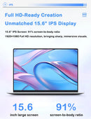 New Ultra Slim Laptop Intel Core i7 8650U 15.6" 32GB RAM 2TB SSD Gaming PC Office Study Computer PC Windows 11 Pro