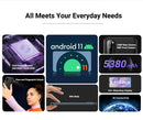 Blackview A70 Android 11 Smartphone 6.52 Inch Display Octa Core 3GB RAM+32GB ROM 5380mAh 13MP Rear Camera 4G Mobile Phone