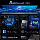 2026 Intel Core i9-10980HK Notebook Windows 11 Pro 15.6 inch Laptop 16GB RAM 1TB/2TB SSD Fingerprint UnIock Office Game Laptops