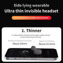 Sleeping Earbuds Wireless Mini Headphones For Work TWS Bluetooth Earphone Stereo Hidden Headsets with Mic HD Call Waterproof X55