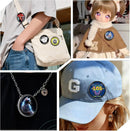 Anime E-Badge Display Pin Dynamic Electronic Badge Anime Merchandise Digital Display Badge Dynamic Gift For Otaku Fans Friends