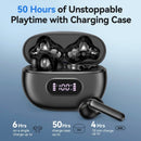 Wireless Earbuds New Real Time Online Headphones with AI Language Translation for Business BT 5.4 TWS Earphone with LED Display