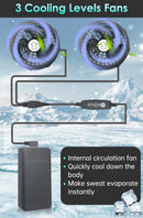 Portable Mobile External Spare Battery 30000mAh or 40000mAh DC Power Bank 5V 12V Vest Cooling Fan Outdoor PowerBank Batteries