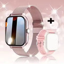 Smart watch with full touch screen, call, message reminder, music control and other functions, compatible with iPhone/android mo