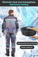Portable Mobile External Spare Battery 30000mAh or 40000mAh DC Power Bank 5V 12V Vest Cooling Fan Outdoor PowerBank Batteries