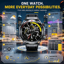 2026 smartwatch, 1.5-inch touchscreen, supports wireless calls, music, various sports modes, message sending and alarm functions