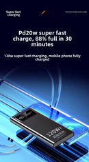 BCAK New 120W Power Bank 20000mAh Super Fast Charging Large Capacity Mobile Power Supply