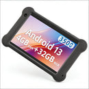 7 Inch Android 13 Kids Tablet 4GB+32GB A133P Quad Core 1024*600 IPS Display 3500mAh 2+5MP Camera WiFi Tablet with Rotatable Case