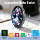 Anime E-Badge Display Pin Dynamic Electronic Badge Anime Merchandise Digital Display Badge Dynamic Gift For Otaku Fans Friends