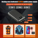 Portable Mobile External Spare Battery 30000mAh or 40000mAh DC Power Bank 5V 12V Vest Cooling Fan Outdoor PowerBank Batteries