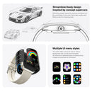 Smart Watch for Men's Women's 1.95-inch AMOLED HD Screen IP68 Waterproof 100+Sports Mode Fitness Tracker Heart Rate monitoring