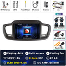Android 16 For Kia Sorento 3 2014 - 2017 LHD 2K QLED Android Car Radio Multimedia Video Player GPS Stereo CarPlay 4G Head Unit