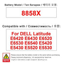 Laptop Battery 8858X 4200Mah For Dell Latitude E6420 E6430 E6520 E6530 E6540 E5420 E5430 E5520 E5530