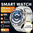 2026 smartwatch, 1.5-inch touchscreen, supports wireless calls, music, various sports modes, message sending and alarm functions