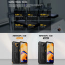 Ulefone Armor X13 Rugged Phone Android 13 Mobile Helio G36 Octa Core 6+64GB 6.52'' Screen 6320mAh Smartphone NFC Global Version