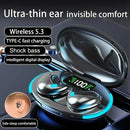 Sleeping Earbuds Wireless Mini Headphones For Work TWS Bluetooth Earphone Stereo Hidden Headsets with Mic HD Call Waterproof X55