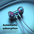 Wireless Earphones 5.3 Neckband Headphones Gaming LED Display Stereo Sports Headset Halter Waterproof Magnetic Earbuds