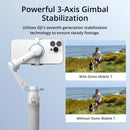 DJI Osmo Mobile 7 Mobile 7P 3-Axis Phone Gimbal Stabilizer for iPhone Android Smartphone with One-Tap Edit Quick-Release Mount