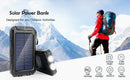 Solar Power Bank 20000mAh Portable Charging Poverbank External Battery Charger Strong Light LDE Light for All Smartphones