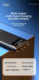 BCAK New 120W Power Bank 20000mAh Super Fast Charging Large Capacity Mobile Power Supply