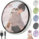 Anime E-Badge Display Pin Dynamic Electronic Badge Anime Merchandise Digital Display Badge Dynamic Gift For Otaku Fans Friends