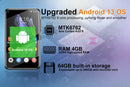 Android 13 portable MP3 player 4G + 64G dual-band WiFi Bluetooth 5.0 2000mAh long battery life streaming videos music Spotify