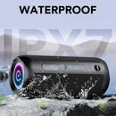 Bluetooth Speaker, Speakers Wireless Bluetooth 5.4 with 30H Playtime, BassUp, 30W Stereo Sound, IPX7 Waterproof Portable Speaker