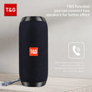 Bluetooth Speaker T&G TG117 Portable TWS Sound Box Waterproof Loudspeaker Outdoor Stereo Surround Speakers Support TF FM Radio