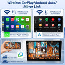 10.1inch IPS Touch Screen Android 12 Car Radio with Bluetooth Car Audio Receivers GPS Navigation WiFi MirrorLink SWC Camera
