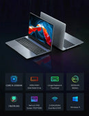 ACEKAMAS 14.1" intel Core i9-10980HK laptop 16GB RAM 1/2TB SSD Portable laptops Windows 11 Pro Office Gaming Notebook computer