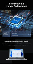 2026 Laptop Core i7 9850H A3950 Portable Laptops Windows 11 Pro 16GB RAM 1TB SSD 1920*1080 HD PC Gaming Computer Notebook Gamer