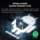 Android 13 Hi-Res MP3 Player with Snapdragon 680 Bluetooth WiFi USB DAC 128G SD Card 2TB Support 12.5H Playtime