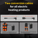 Portable Mobile External Spare Battery 30000mAh or 40000mAh DC Power Bank 5V 12V Vest Cooling Fan Outdoor PowerBank Batteries