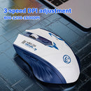Bluetooth 5.4 Mouse Dual-Mode 2.4G Wireless Mouse 6 Buttons Gaming Mouse Office Silent Mice Rechargeable Mouse For PC Laptop