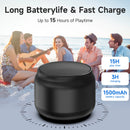 Bluetooth Speaker, Portable Bluetooth Speaker Wireless V5.3 with Loud Stereo Sound, 8H Playtime, RGB Lights, Support TWS/TF Card