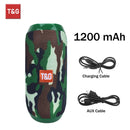 Bluetooth Speaker T&G TG117 Portable TWS Sound Box Waterproof Loudspeaker Outdoor Stereo Surround Speakers Support TF FM Radio