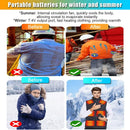 Portable Mobile External Spare Battery 30000mAh or 40000mAh DC Power Bank 5V 12V Vest Cooling Fan Outdoor PowerBank Batteries
