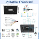 10.1inch IPS Touch Screen Android 12 Car Radio with Bluetooth Car Audio Receivers GPS Navigation WiFi MirrorLink SWC Camera